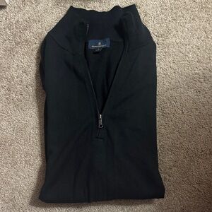 Brooks Brothers Black Zip-Up Sweater medium men’s